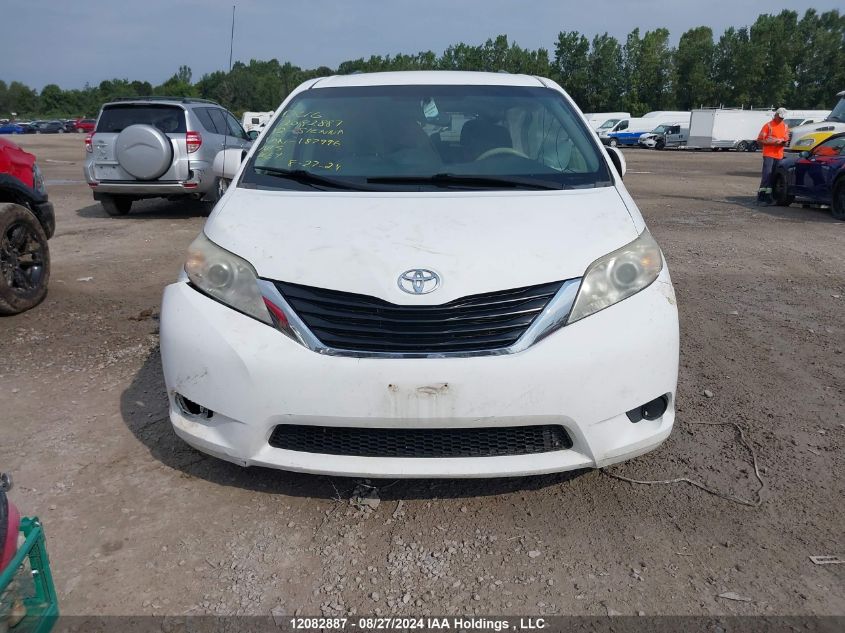 5TDKK3DC6CS187996 2012 Toyota Sienna Le