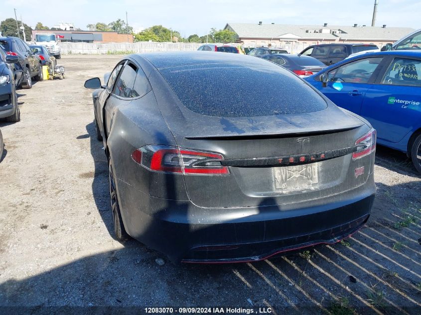 2022 Tesla Model S VIN: 5YJSA1E60NF460647 Lot: 12083070