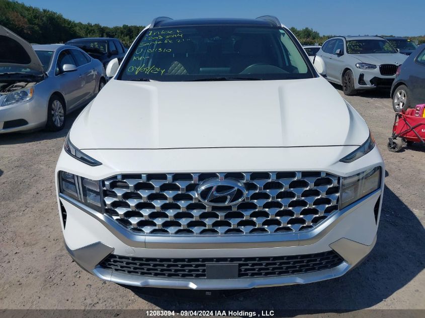 2021 Hyundai Santa Fe Luxury Hybrid Awd VIN: KM8S5DA19MU011310 Lot: 12083094