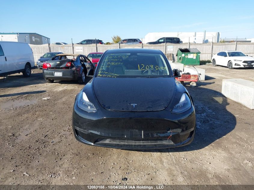 2022 Tesla Model Y VIN: 7SAYGDEF6NF573354 Lot: 12083188