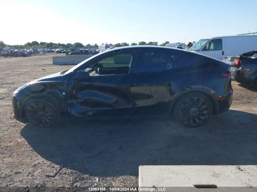 2022 Tesla Model Y VIN: 7SAYGDEF6NF573354 Lot: 12083188