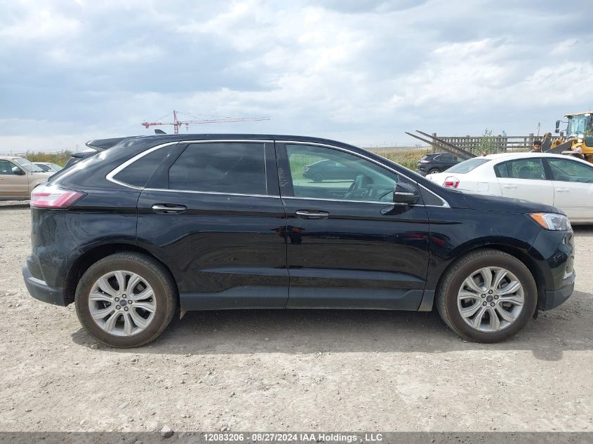 2022 Ford Edge Titanium VIN: 2FMPK4K92NBA44756 Lot: 12083206