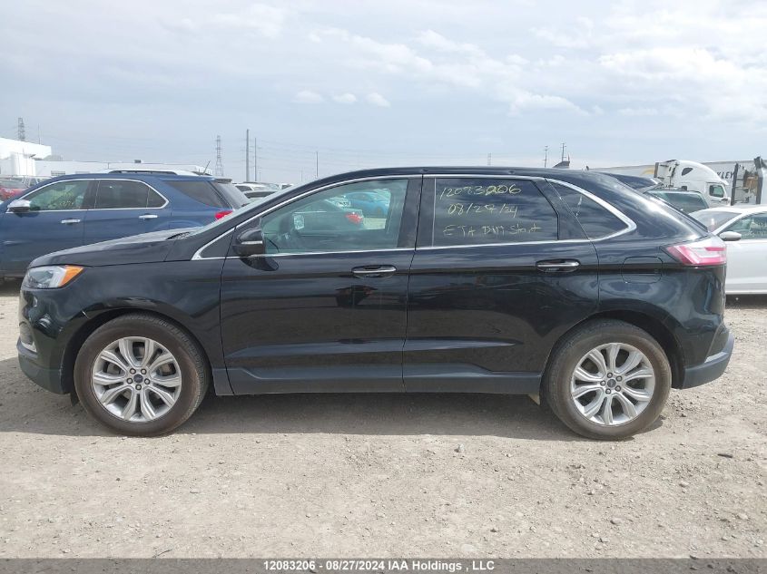 2022 Ford Edge Titanium VIN: 2FMPK4K92NBA44756 Lot: 12083206