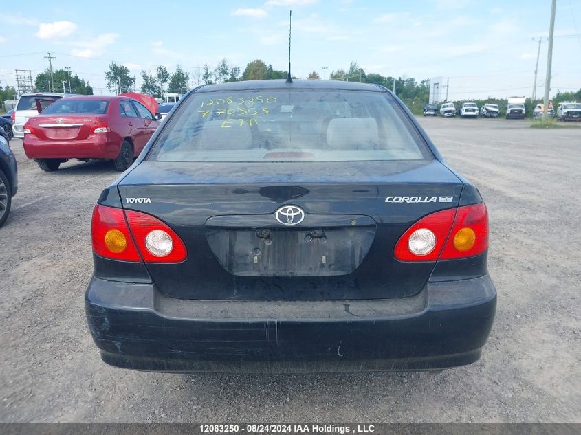 2003 Toyota Corolla VIN: 2T1BR32E83C770353 Lot: 12083250