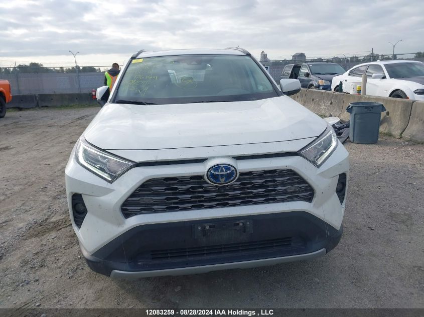 2020 Toyota Rav4 Hybrid Limited VIN: 2T3DWRFV5LW048746 Lot: 12083259