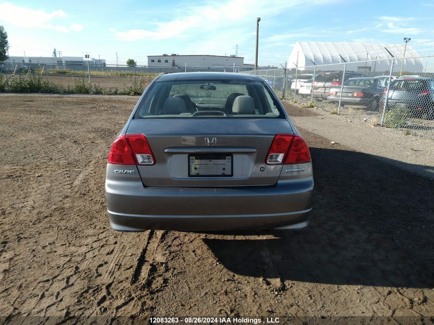 2005 Honda Civic Sdn VIN: 2HGES16305H034998 Lot: 12083263