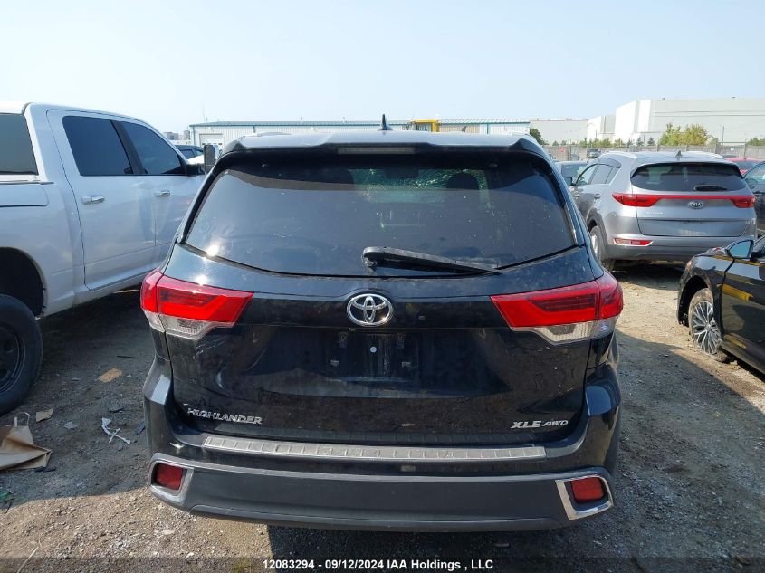 2018 Toyota Highlander Xle VIN: 5TDJZRFH6JS526403 Lot: 12083294