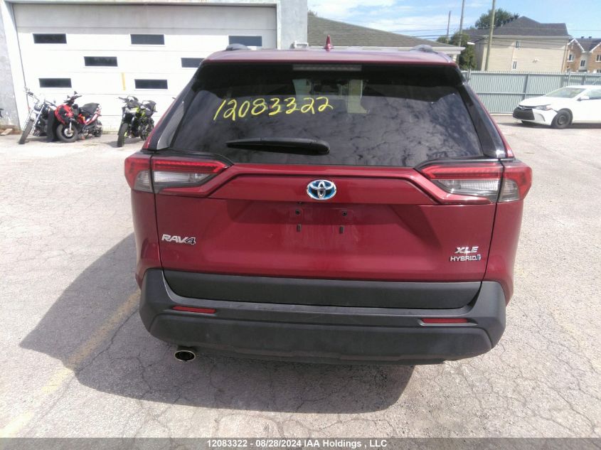 2021 Toyota Rav4 Hybrid Xle VIN: 2T3RWRFV5MW118608 Lot: 12083322