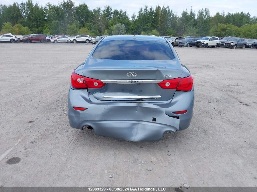 2015 Infiniti Q50 VIN: JN1BV7AR1FM398825 Lot: 12083329