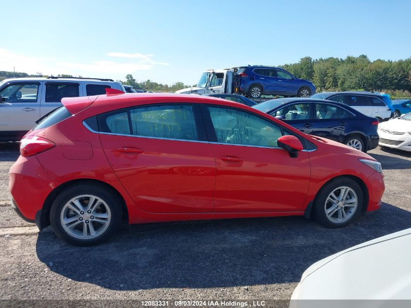 2018 Chevrolet Cruze VIN: 3G1BE6SM9JS587413 Lot: 12083331