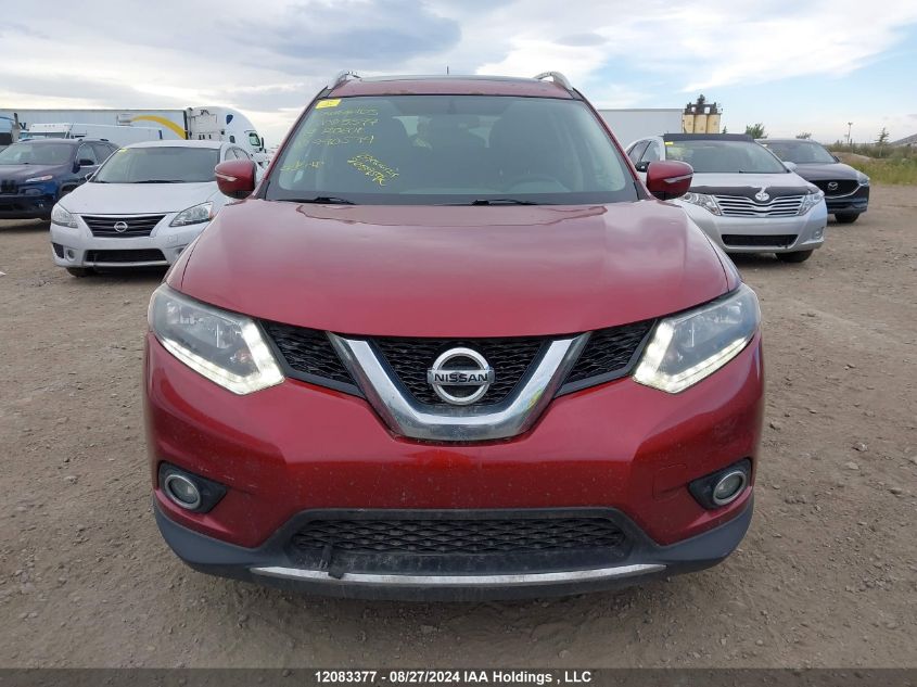 2014 Nissan Rogue S/Sl/Sv VIN: 5N1AT2MV9EC790574 Lot: 12083377