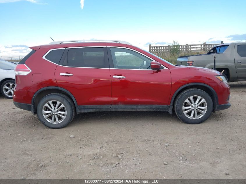 2014 Nissan Rogue S/Sl/Sv VIN: 5N1AT2MV9EC790574 Lot: 12083377