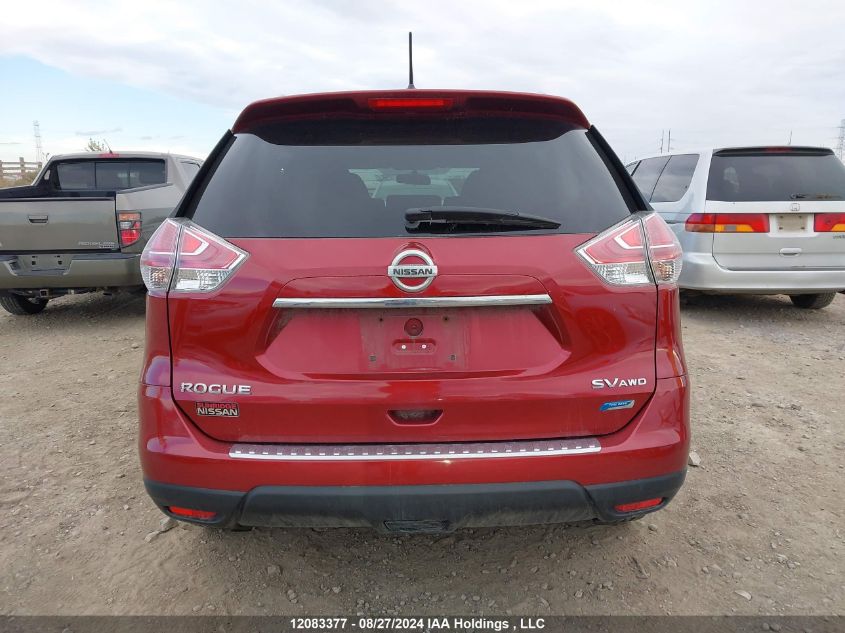 2014 Nissan Rogue S/Sl/Sv VIN: 5N1AT2MV9EC790574 Lot: 12083377