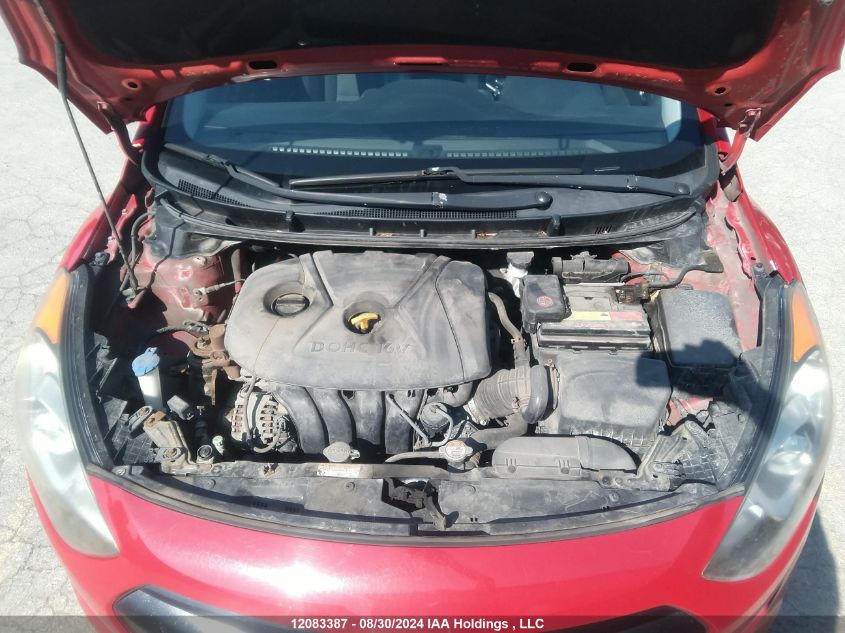 2013 Hyundai Elantra Gt VIN: KMHD25LE4DU017698 Lot: 12083387