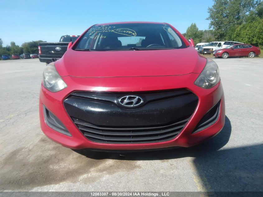 2013 Hyundai Elantra Gt VIN: KMHD25LE4DU017698 Lot: 12083387