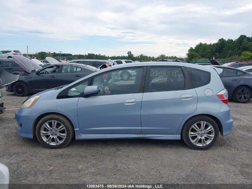 2009 Honda Fit VIN: JHMGE87869S801865 Lot: 12083475