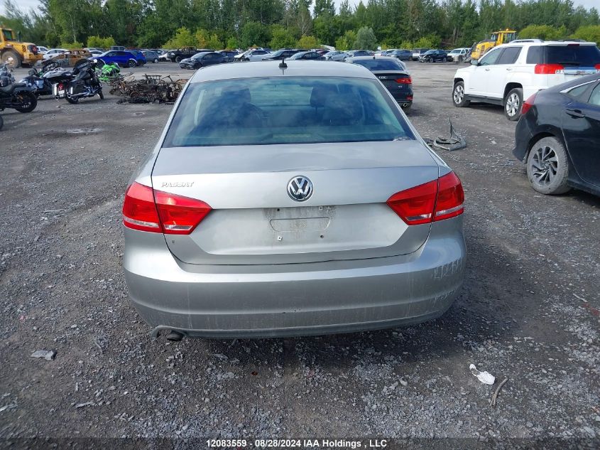 2012 Volkswagen Passat 2.5L S VIN: 1VWAP7A34CC007356 Lot: 12083559