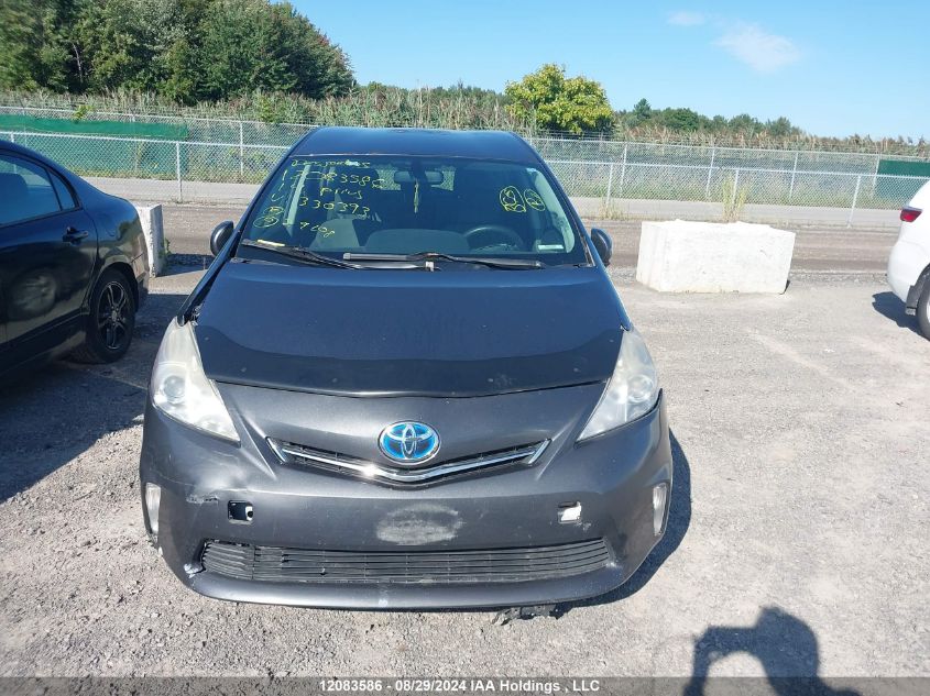 2014 Toyota Prius V VIN: JTDZN3EU0E3330393 Lot: 12083586