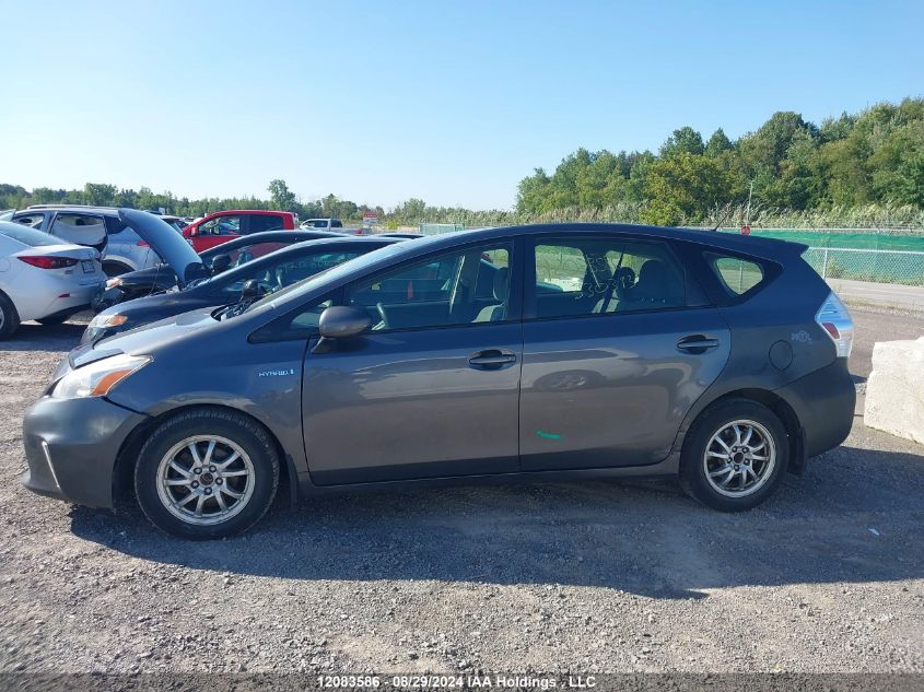 2014 Toyota Prius V VIN: JTDZN3EU0E3330393 Lot: 12083586