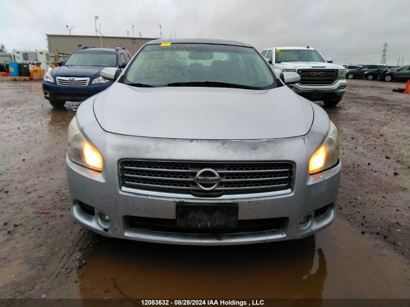 2009 Nissan Maxima 3.5 S VIN: 1N4AA51E39C805419 Lot: 12083632