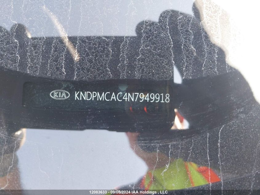 2022 Kia Sportage Lx VIN: KNDPMCAC4N7949918 Lot: 12083633