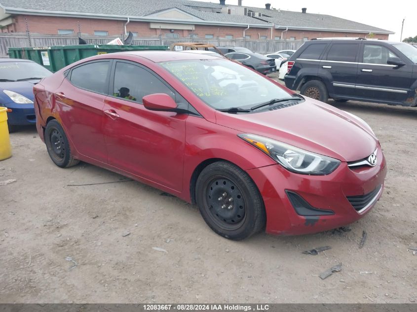 2015 Hyundai Elantra Gl VIN: 5NPDH4AE6FH624151 Lot: 12083667