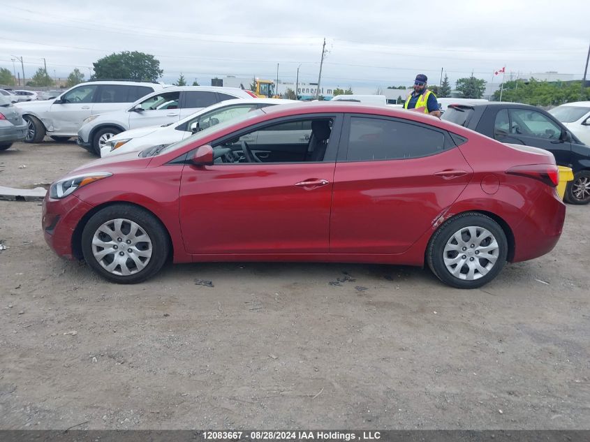 2015 Hyundai Elantra Gl VIN: 5NPDH4AE6FH624151 Lot: 12083667