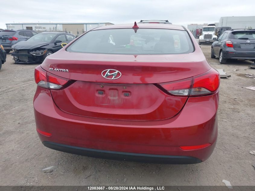 2015 Hyundai Elantra Gl VIN: 5NPDH4AE6FH624151 Lot: 12083667