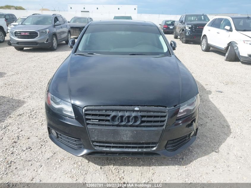 2009 Audi A4 2.0T Quattro VIN: WAULF68K39N022964 Lot: 12083701