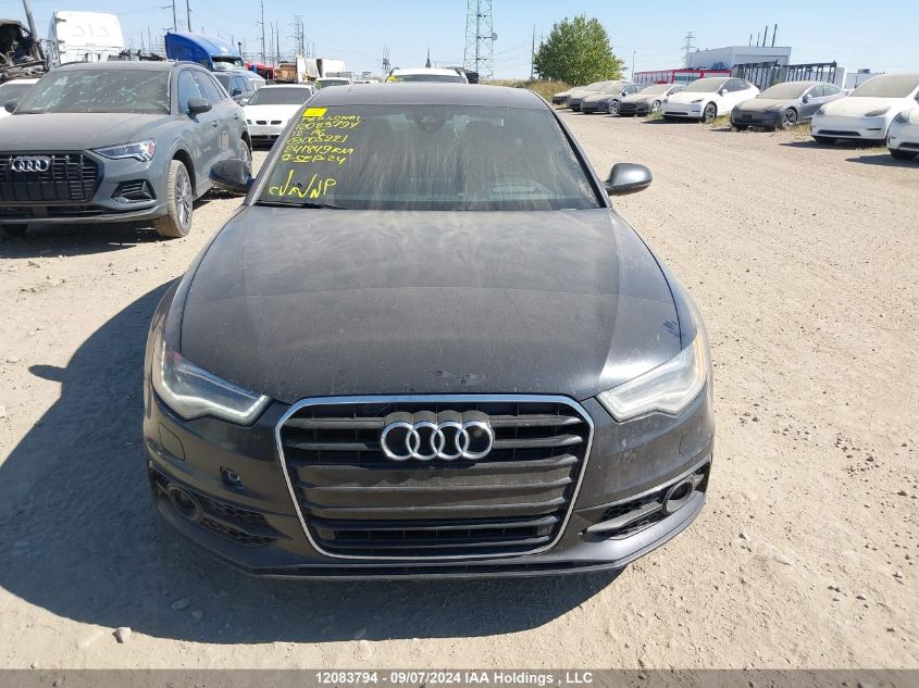 2012 Audi A6 VIN: WAUBGCFC1CN005221 Lot: 12083794