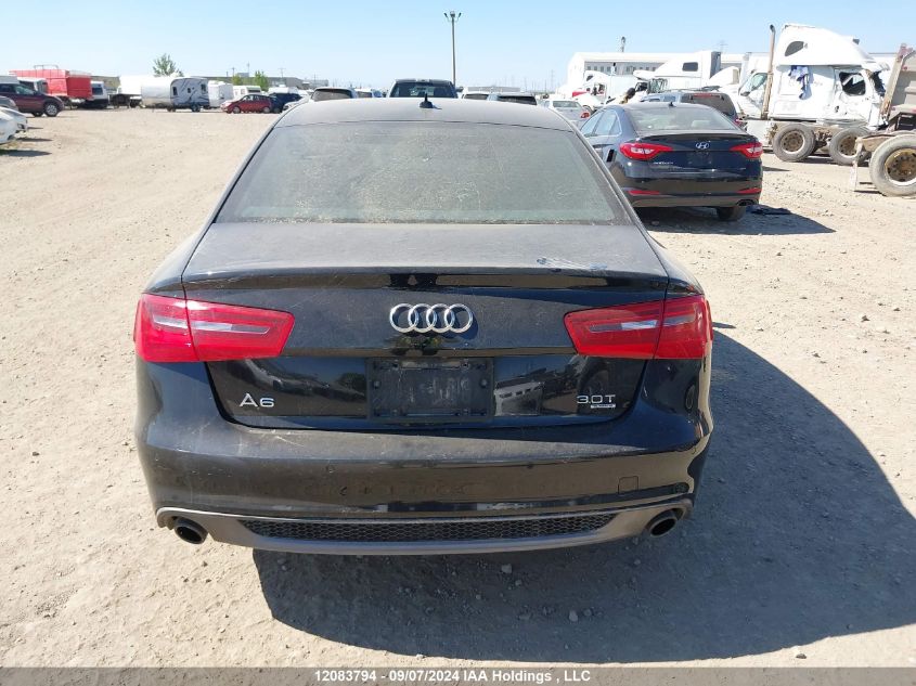 2012 Audi A6 VIN: WAUBGCFC1CN005221 Lot: 12083794