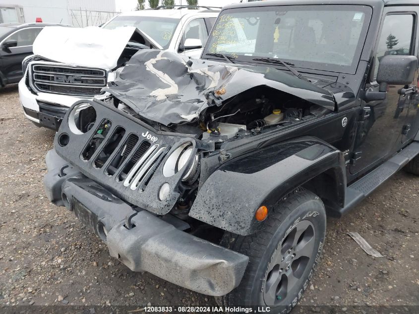 2017 Jeep Wrangler Unlimited Sahara VIN: 1C4BJWEG7HL610700 Lot: 12083833