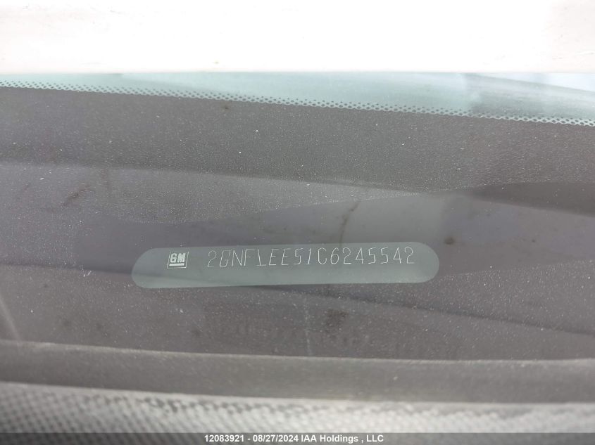 2012 Chevrolet Equinox VIN: 2GNFLEE51C6245542 Lot: 12083921