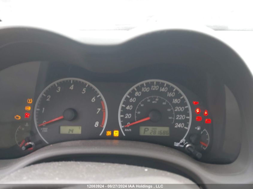 2010 Toyota Corolla S/Le/Xle VIN: 2T1BU4EE5AC280286 Lot: 12083924