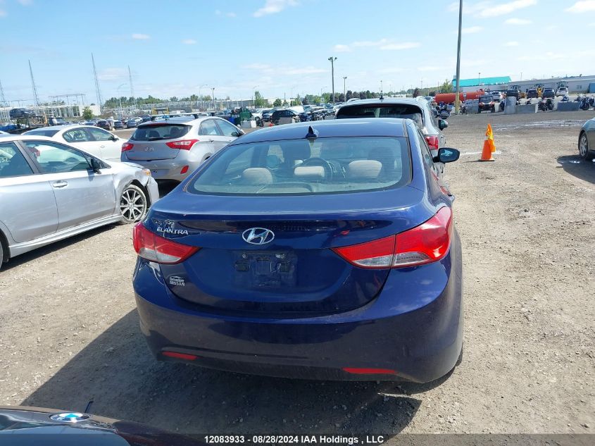 2013 Hyundai Elantra Gl VIN: 5NPDH4AE0DH162487 Lot: 12083933