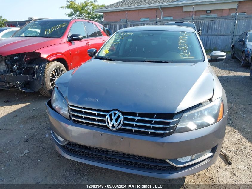 2014 Volkswagen Passat VIN: 1VWCN7A34EC115123 Lot: 12083949