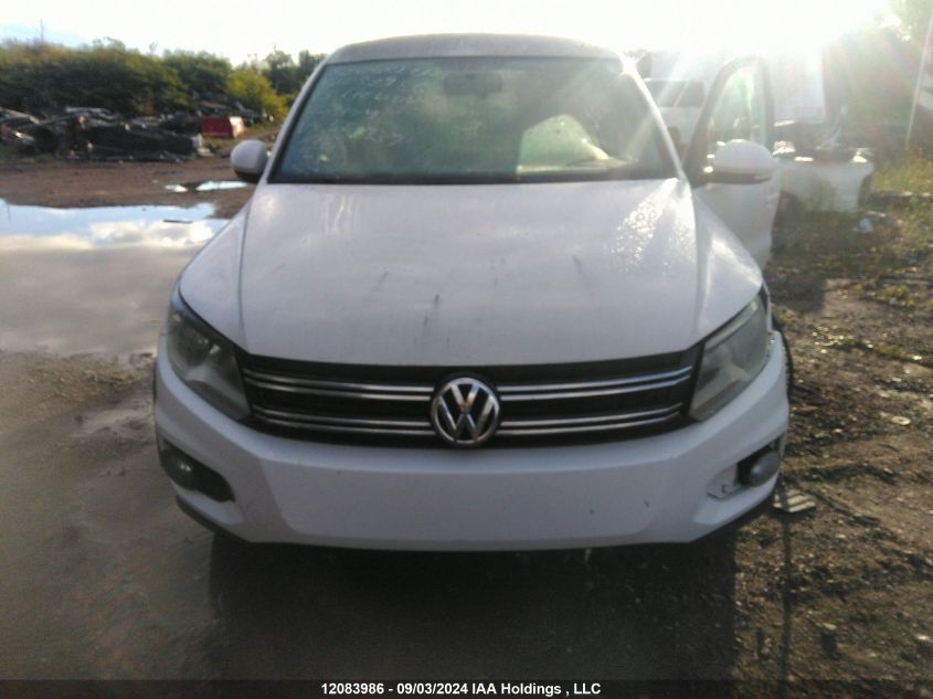 2013 Volkswagen Tiguan VIN: WVGJV3AX4DW581939 Lot: 12083986