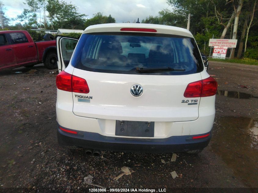 2013 Volkswagen Tiguan VIN: WVGJV3AX4DW581939 Lot: 12083986