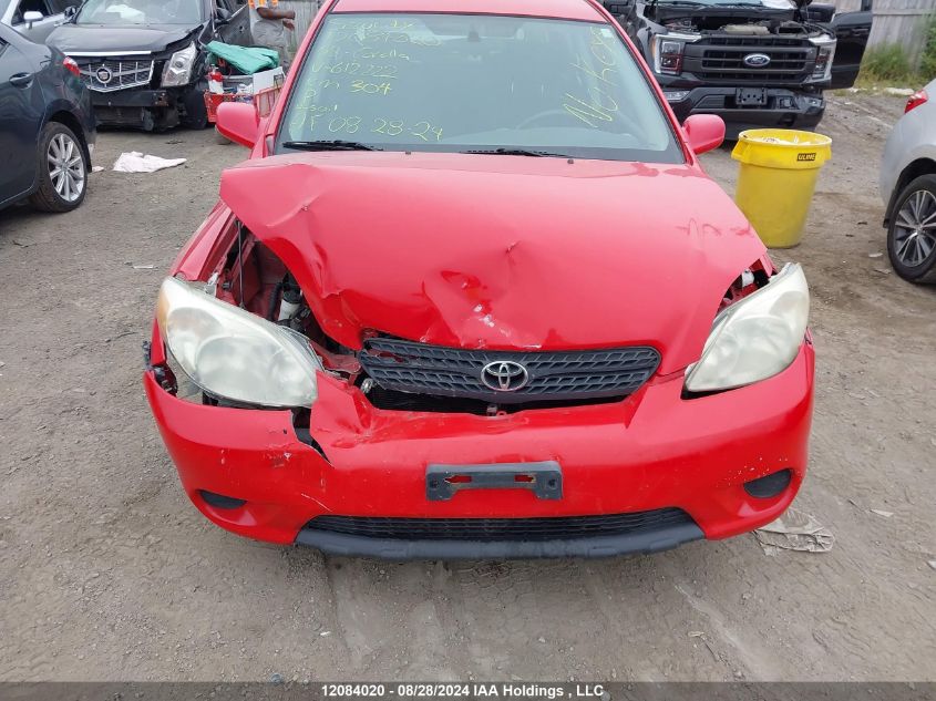 2006 Toyota Corolla Matrix Xr VIN: 2T1KR32E96C612222 Lot: 12084020