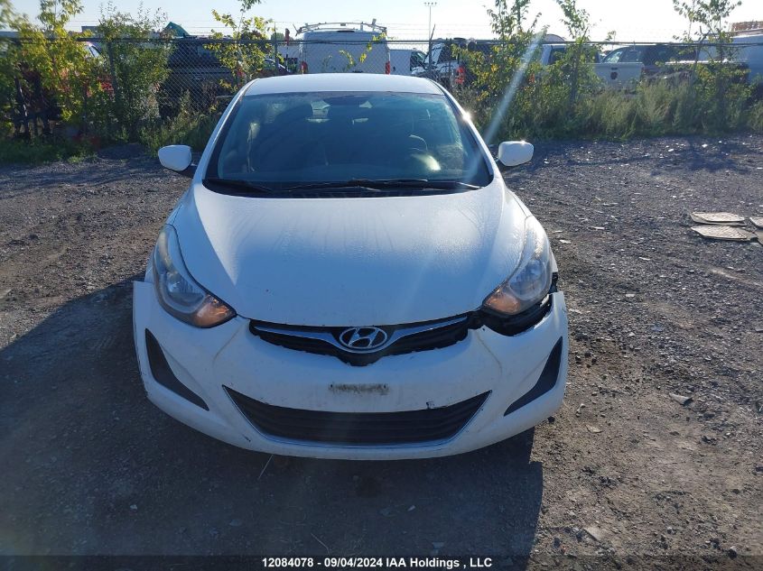 2014 Hyundai Elantra Gl VIN: 5NPDH4AE0EH494057 Lot: 12084078