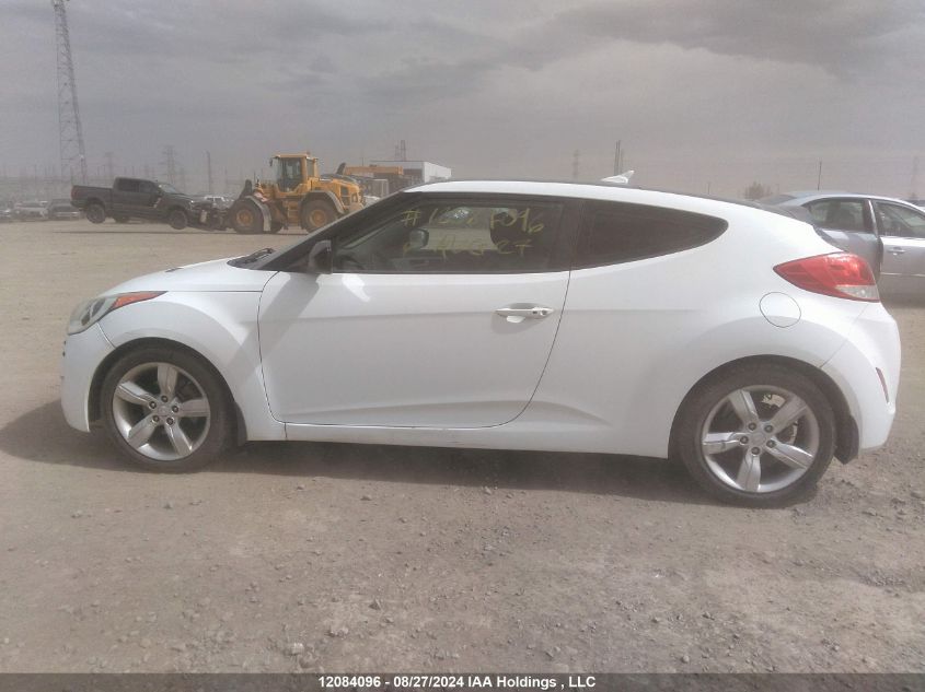 2012 Hyundai Veloster VIN: KMHTC6AD5CU048238 Lot: 12084096