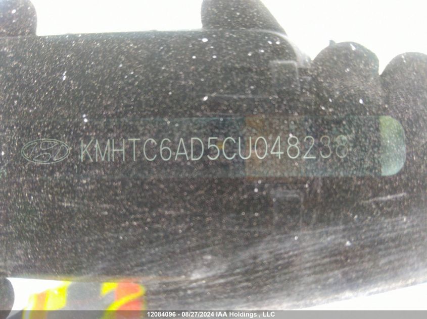 2012 Hyundai Veloster VIN: KMHTC6AD5CU048238 Lot: 12084096