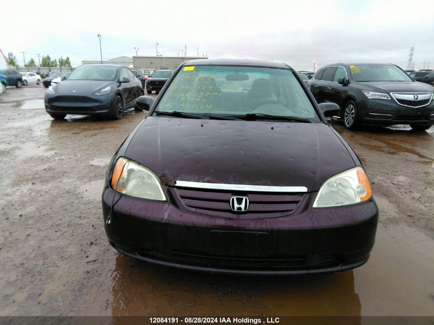 2HGES16351H930059 2001 Honda Civic