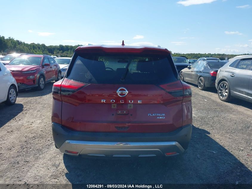 2021 Nissan Rogue VIN: JN8AT3DD4MW307138 Lot: 12084291