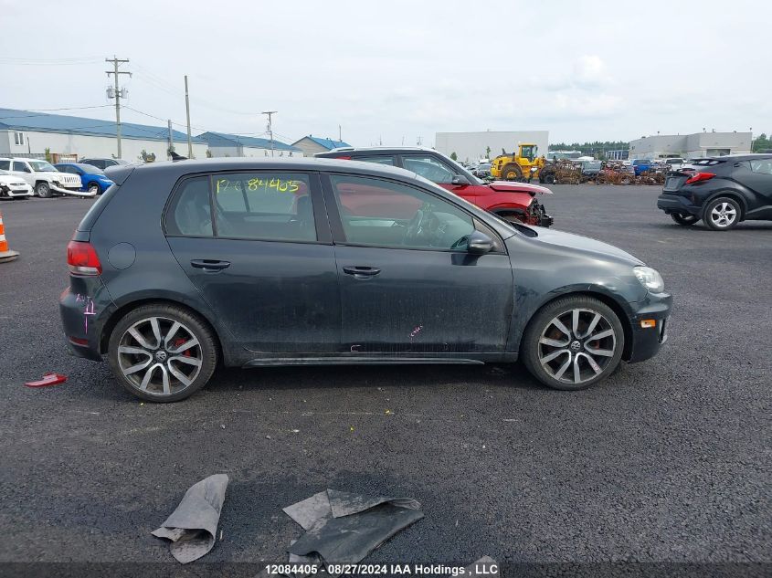 2013 Volkswagen Golf Gti VIN: WVWHV7AJ2DW034965 Lot: 12084405