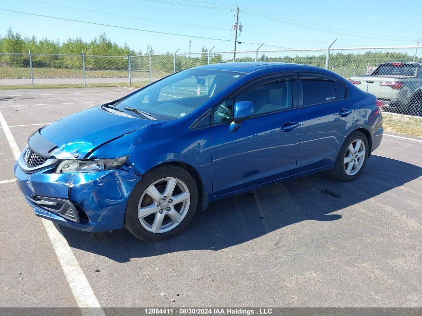 2013 Honda Civic Sdn VIN: 2HGFB2F5XDH013117 Lot: 12084411