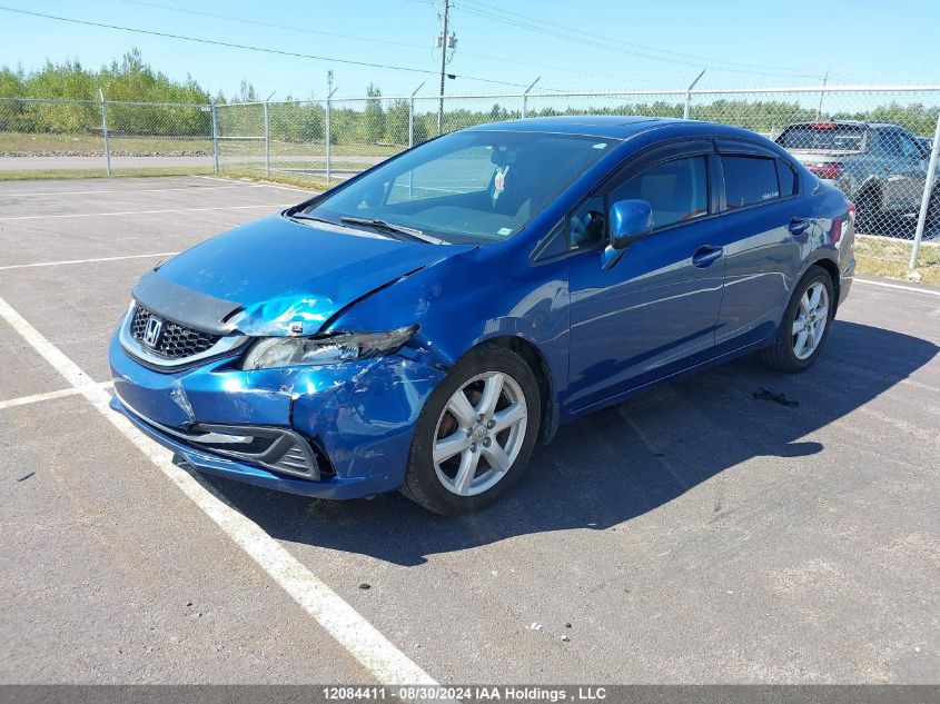 2013 Honda Civic Sdn VIN: 2HGFB2F5XDH013117 Lot: 12084411