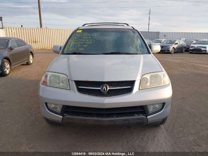 2002 Acura Mdx VIN: 2HNYD18632H004445 Lot: 12084418