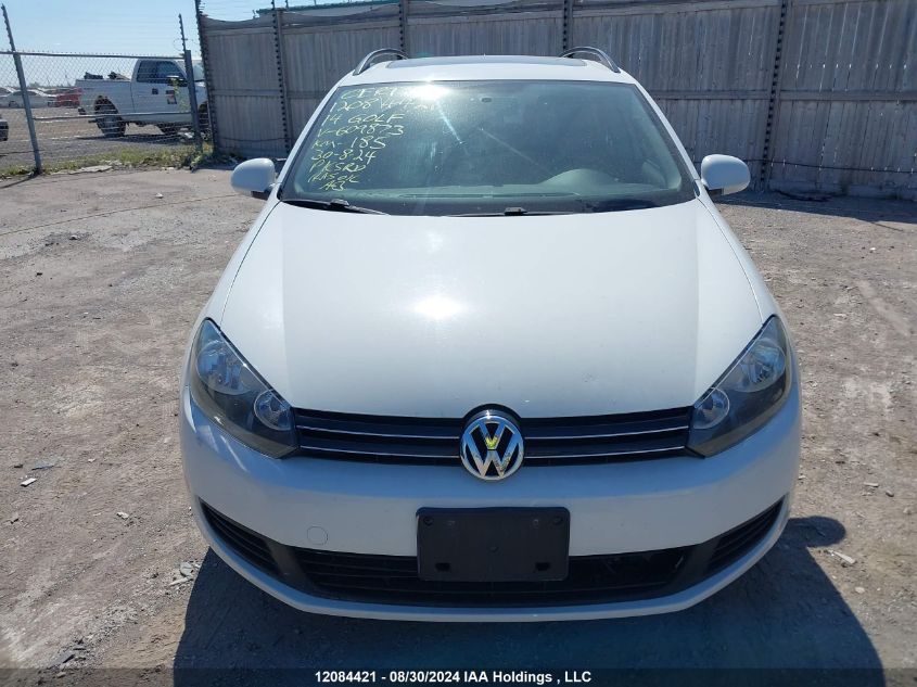 2014 Volkswagen Golf Wagon VIN: 3VWPX7AJ7EM609873 Lot: 12084421