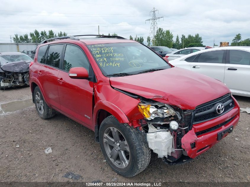 2009 Toyota Rav4 Sport VIN: 2T3BK32V19W001700 Lot: 12084507